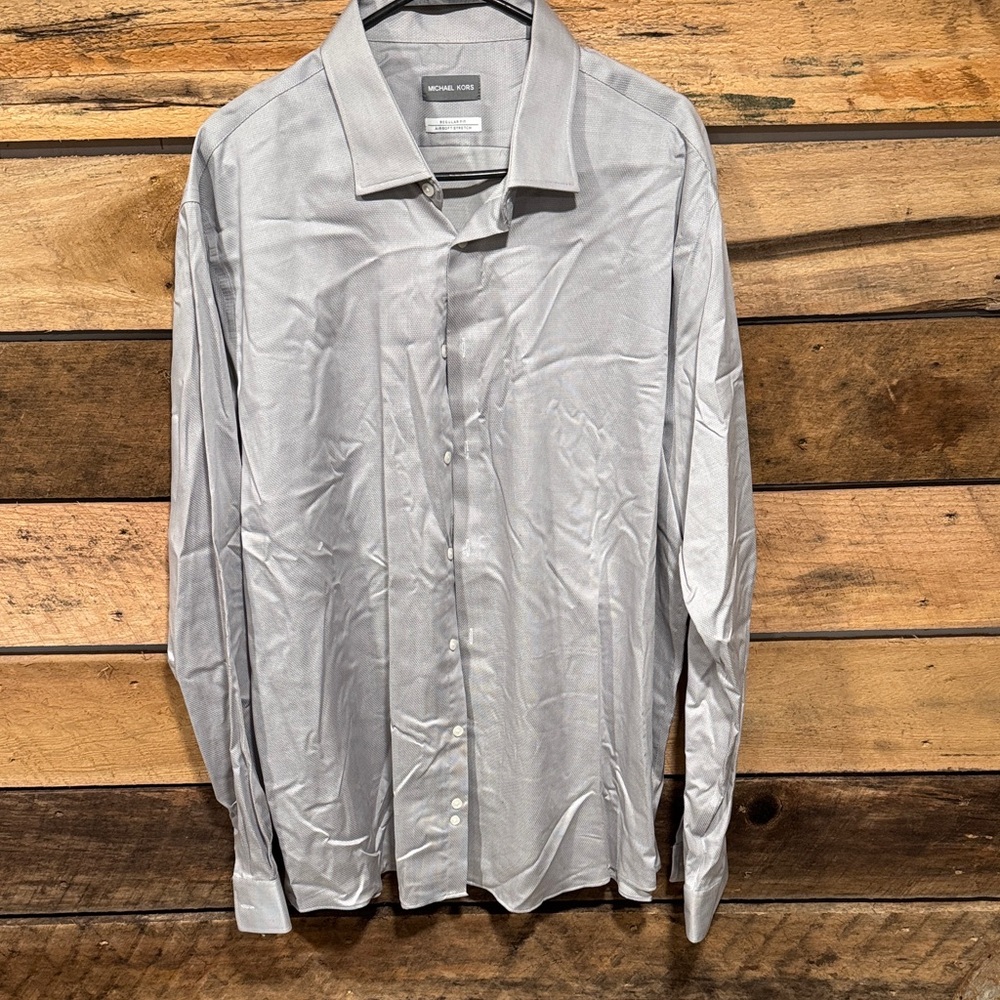 Michael Kors Light Gray Dress Shirt